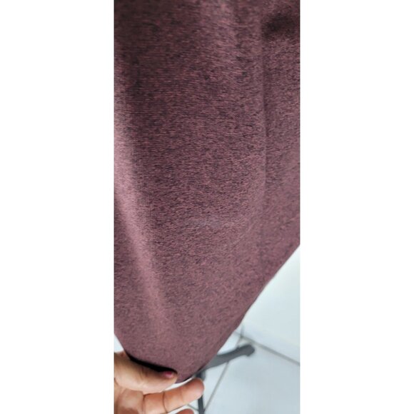 The North Face Mens Large Textured Cap Rock 1/4 Zip Fleece Pullover Burgandy - Picture 6 of 13